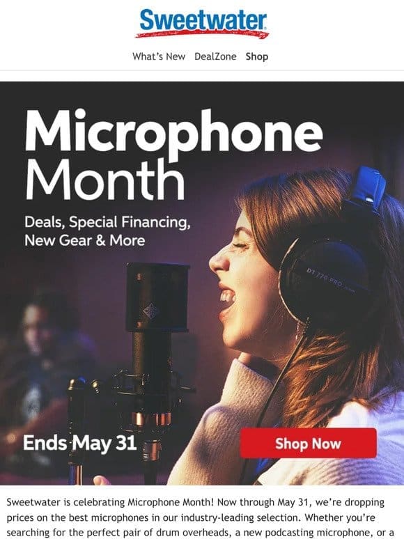 Microphone Month Starts Now!
