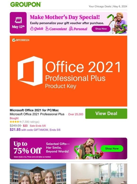 Microsoft Office 2021 for PC/Mac