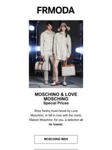 Moschino & Love Moschino on Sale!  ️
