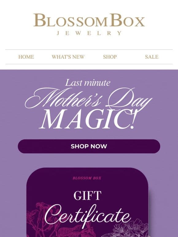 Mother’s Day Gifting Made Easy