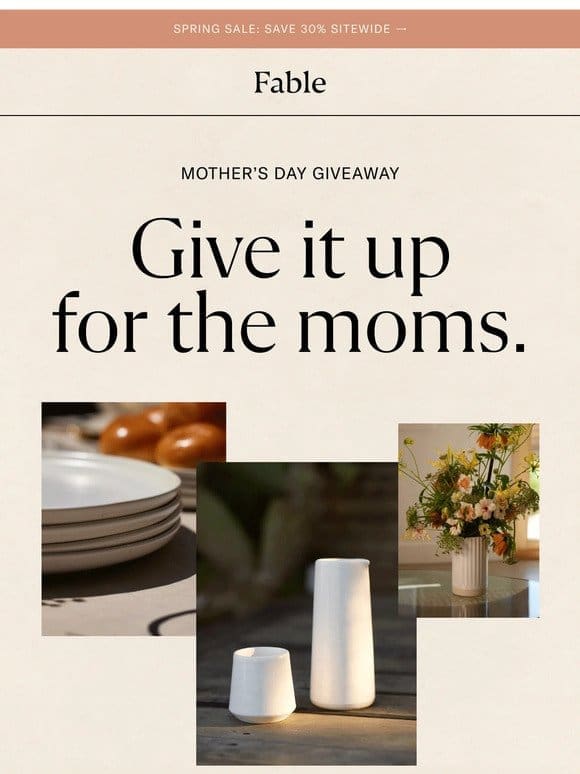 Mother’s Day Giveaway: Win $750 ??
