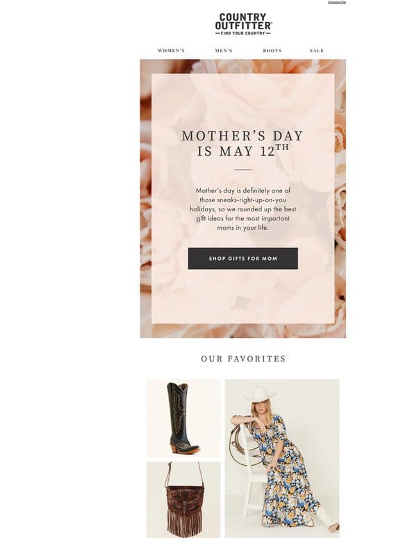 Mother’s Day Is Coming Up