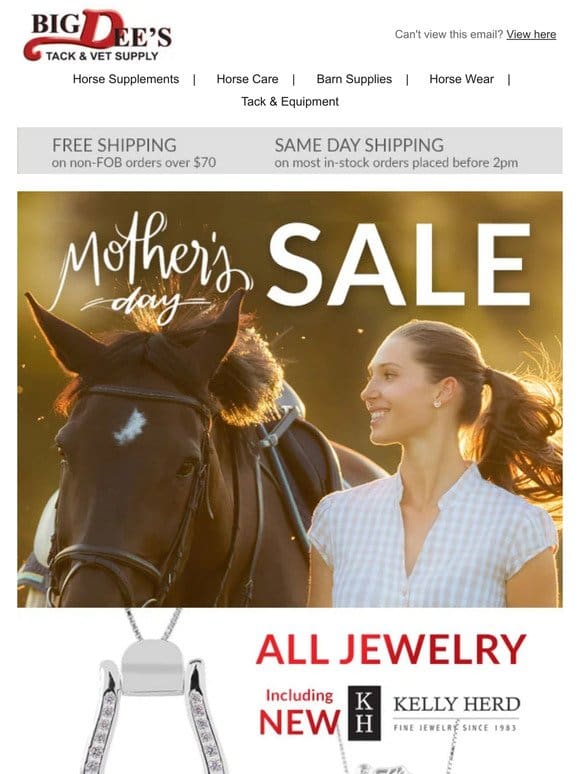 Mother’s Day SALE up to 25% off
