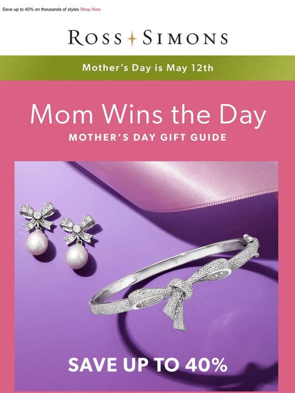 Mother’s Day gifting tip: Best-selling jewelry is always a hit!