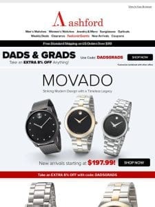 Movado New Arrivals Unveiled!