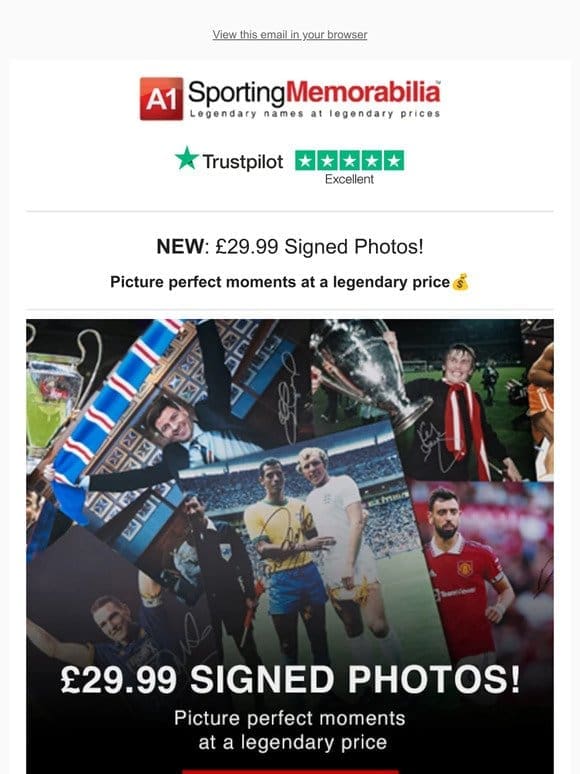 NEW: £29.99 Signed Photos!