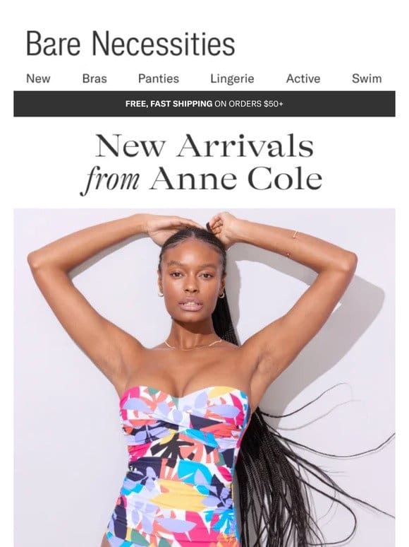 NEW: Bold， Bright Swimsuits From Anne Cole