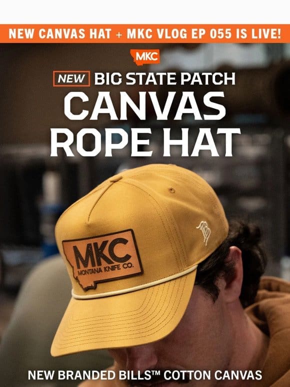 NEW Canvas Rope Hat + Vlog: 054 is LIVE!
