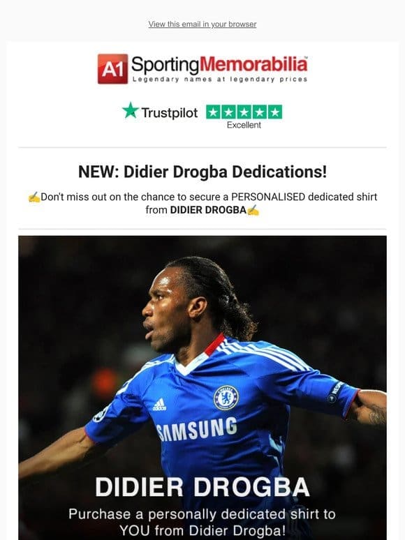 NEW: Didier Drogba Dedications!