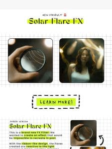 NEW FILTER – SOLAR FLARE FX