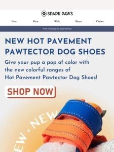 NEW! Hot Pavement Dog Shoes for Summer