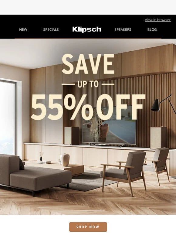 NEW ITEMS ON SALE | Up to 55% Off Klipsch Speakers