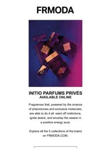 NEW: Initio Parfums Privés now online!