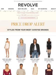 NEW MARKDOWNS FROM YOUR FAVORITE DESIGNERS