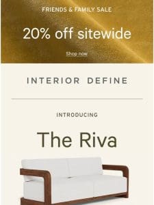 NEW & ON SALE: Riva Outdoor Collection