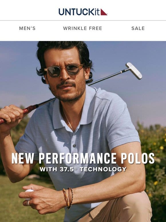 NEW Performance Polos Just Dropped