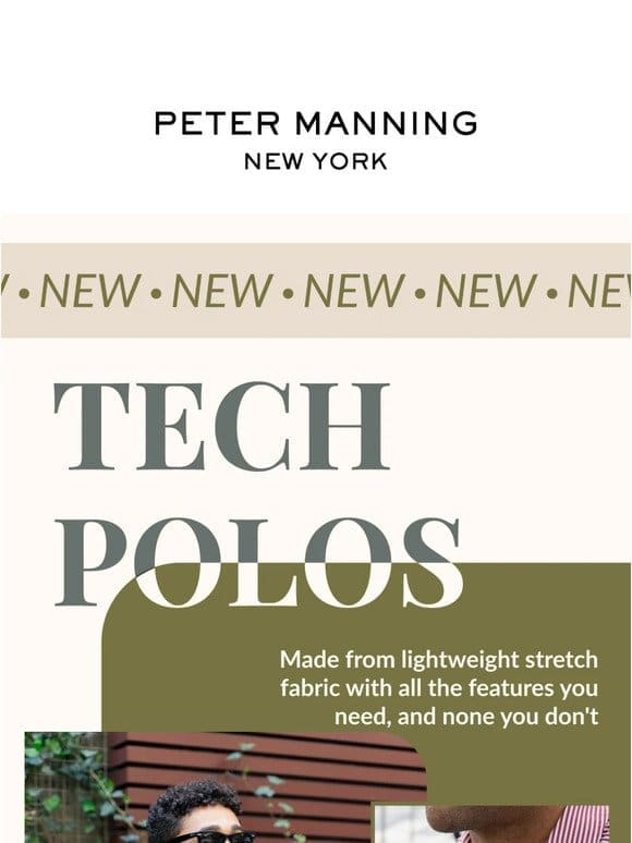 NEW Product Alert! Tech Polos are here