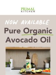 NEW: Pure Organic Avocado Oil