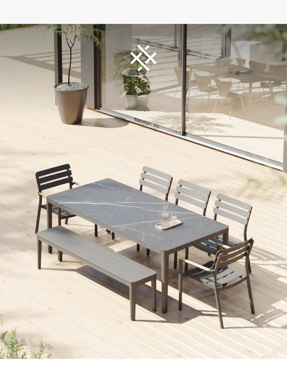 NEW! Space-Saving Solutions for Outdoor Dining