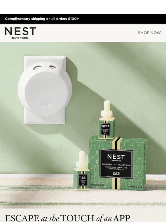 NEW: Summer scents for NEST x Pura