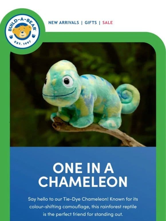 NEW Tie-Dye Chameleon Now Online!