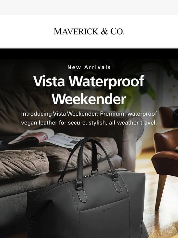 [NEW] Vista Waterproof Weekender