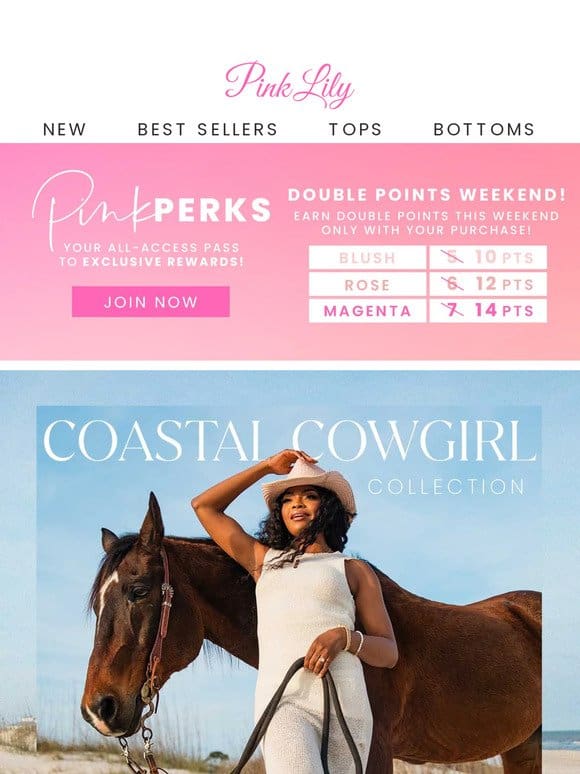 NEW styles that will take you from coastal to cowgirl