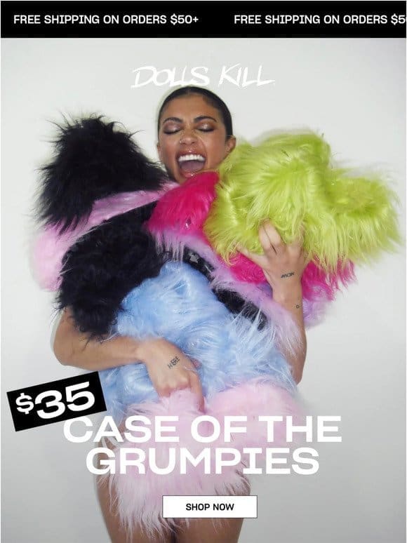 NOW $35 Case of the Grumpies!!
