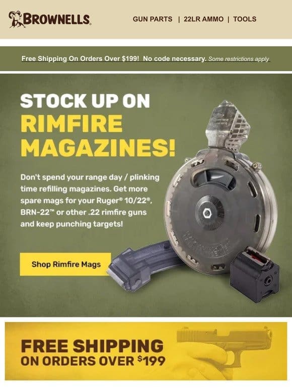 NOW is the time to stock up on rimfire mags!