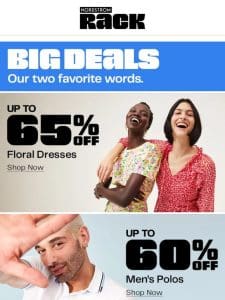 Need: floral dresses up to 65% off