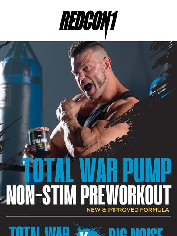 [New & Improved]? TOTAL WAR Pump non-stim preworkout