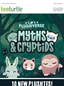 New Myths & Cryptids plushies! ? ?