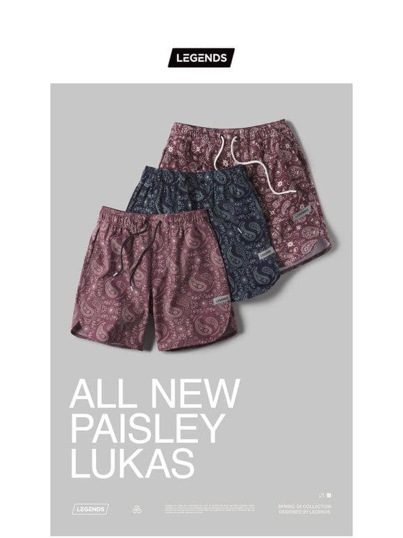 New Paisley Luka Shorts Live Now
