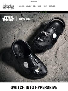 New STAR WARS? Crocs just landed ?