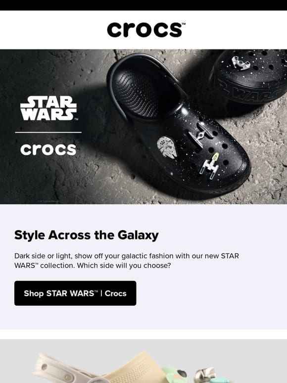New STAR WARS™ styles just landed