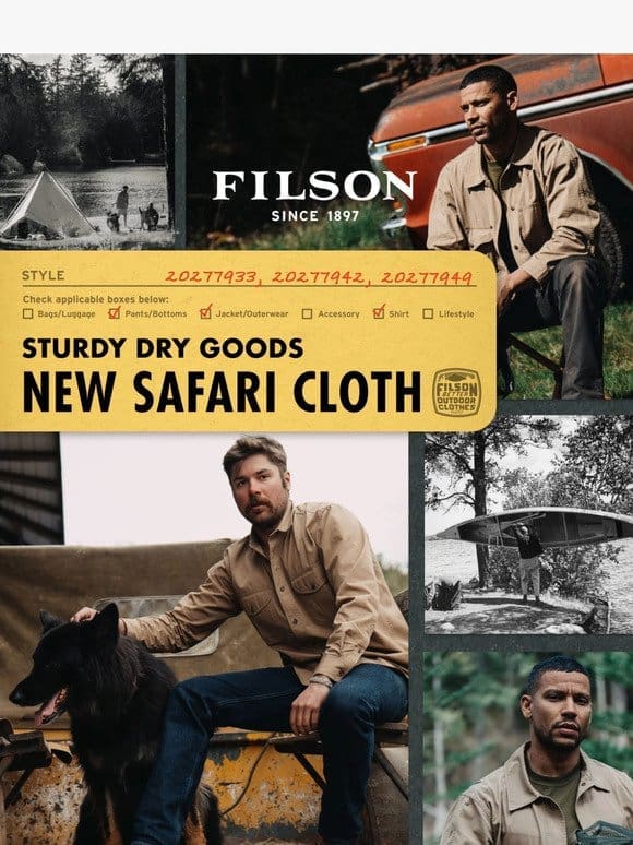 New Safari Cloth Collection