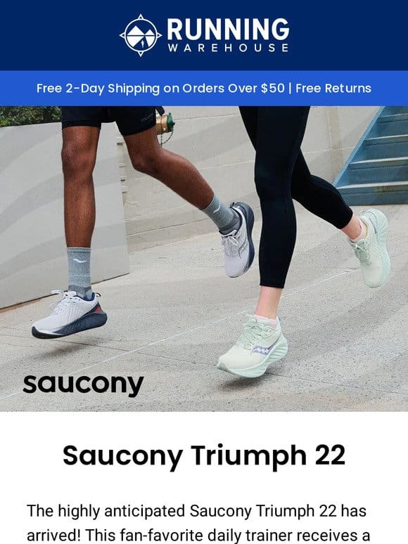 New Saucony Triumph 22 – Elevate Your Daily Miles