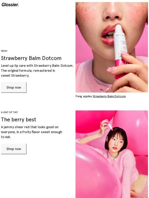 New! Strawberry Balm Dotcom