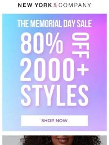 New Styles Added To 80% Off + All Tops 80% Off!!