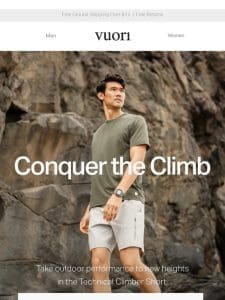 New: The Technical Climber Short in Clove