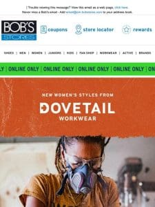 New Women’s Styles from Dovetail Workwear