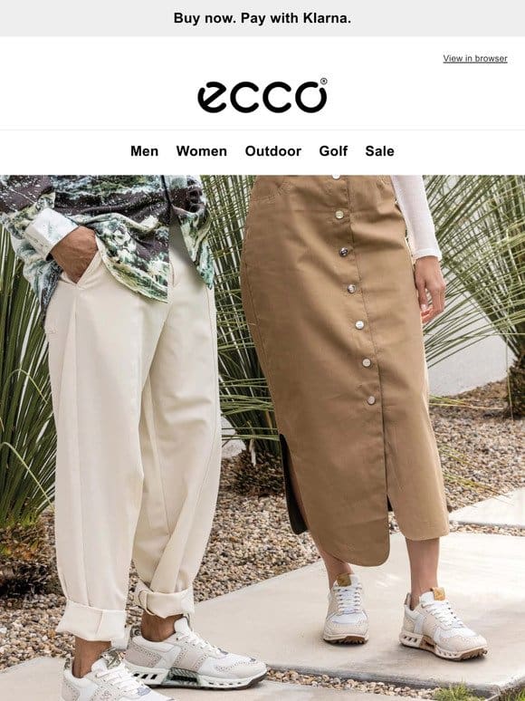 New capsule collection is here | ECCO GOLF