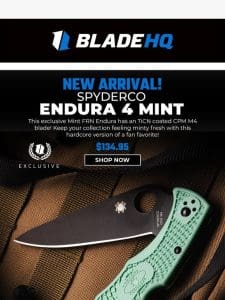 New exclusive from Spyderco now available!