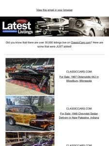 New listings available on ClassicCars.com!