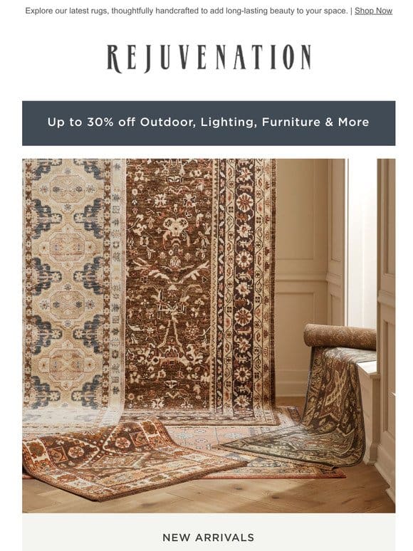New rug arrivals: Hand-knotted artistry