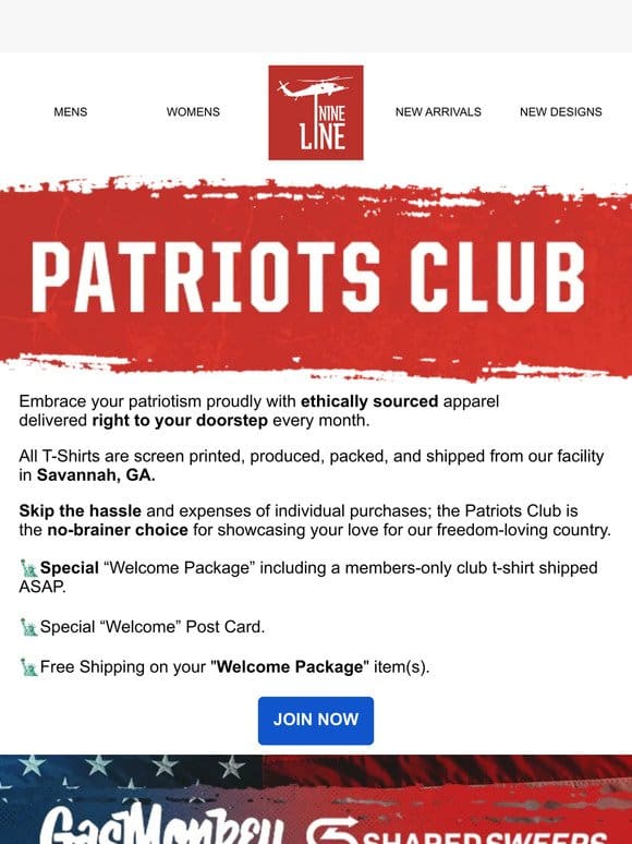 Nine Line: Patriotic Enough?