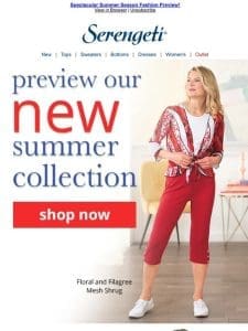 Nothing Says ‘Summer’ Like These Colorful Fashions ~ See Our Preview NOW