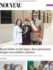 Nouveau | Royal ladies in het leger: deze prinsessen dragen een militair uniform