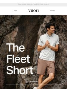 Now available: Fleet Short in Clove