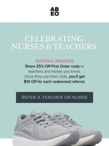 Nurse & Teacher Appreciation Week Rewards